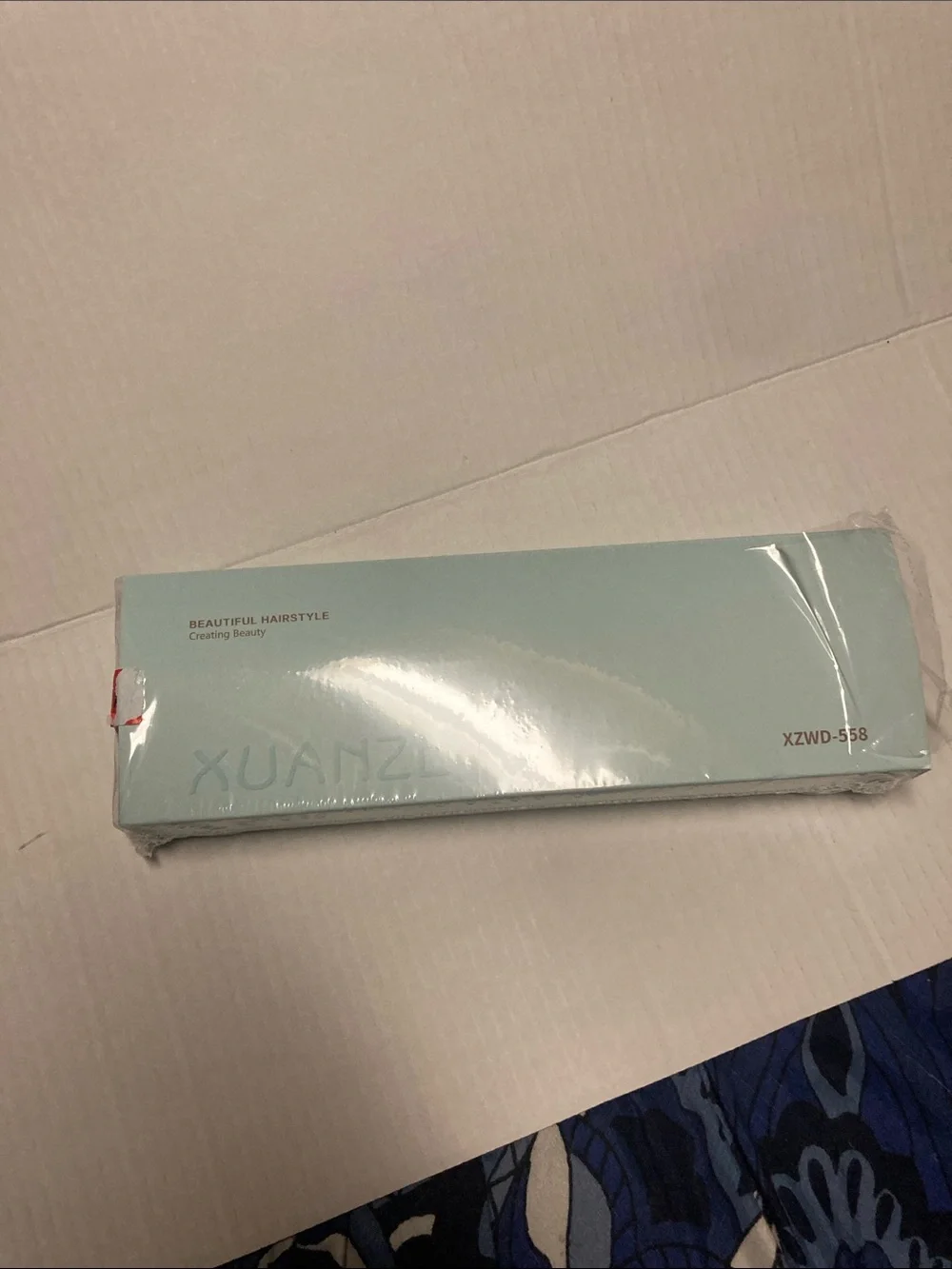 Xuanze Purple Heated Hair Straightening Brush for Women